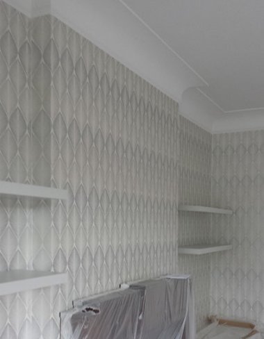 Wallpapering - photo 24